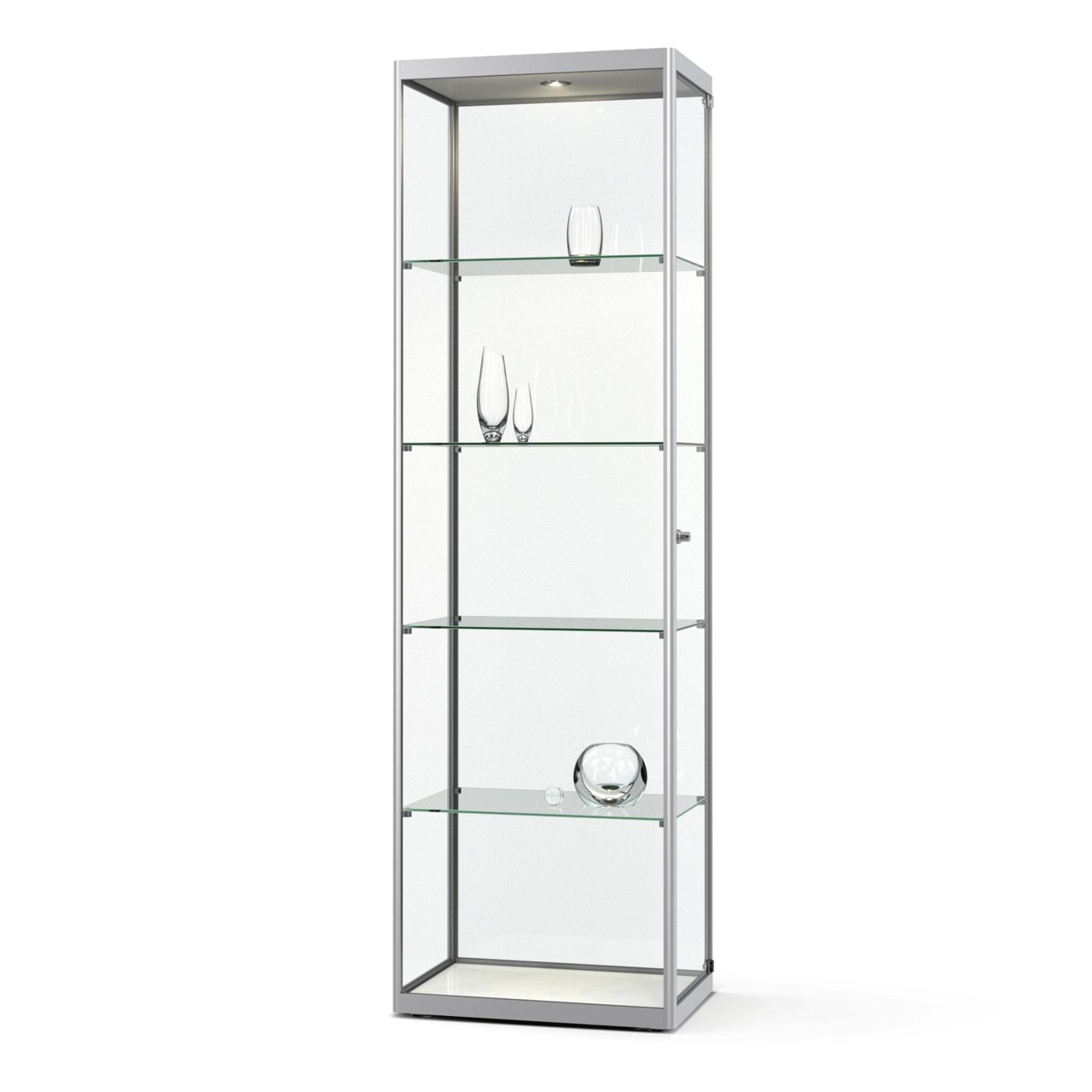 Säulenvitrine Versus